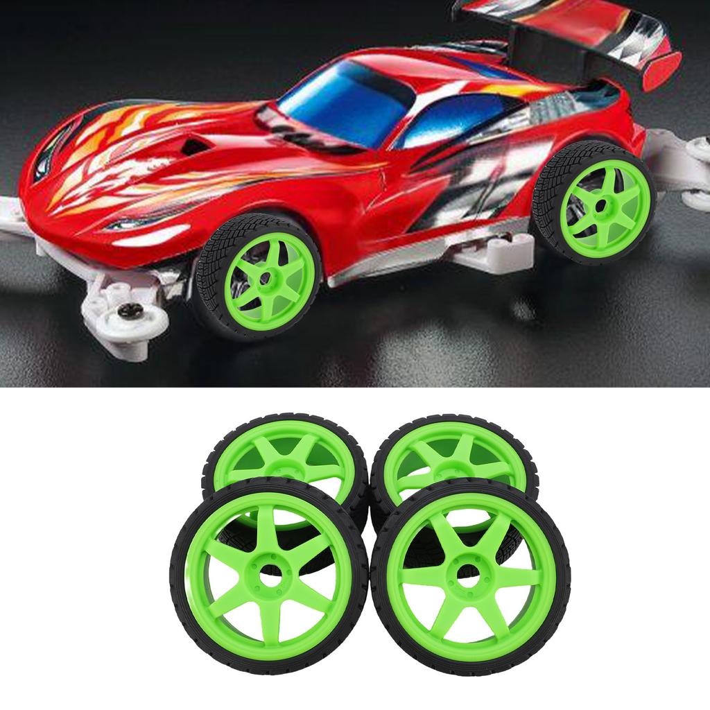 4pcs 1Celsius7 1Celsius8 RC   Car Tires Wheel Rims Sturdy Plastic Fashionable 17mm RC   Racing Tyres Replacement for