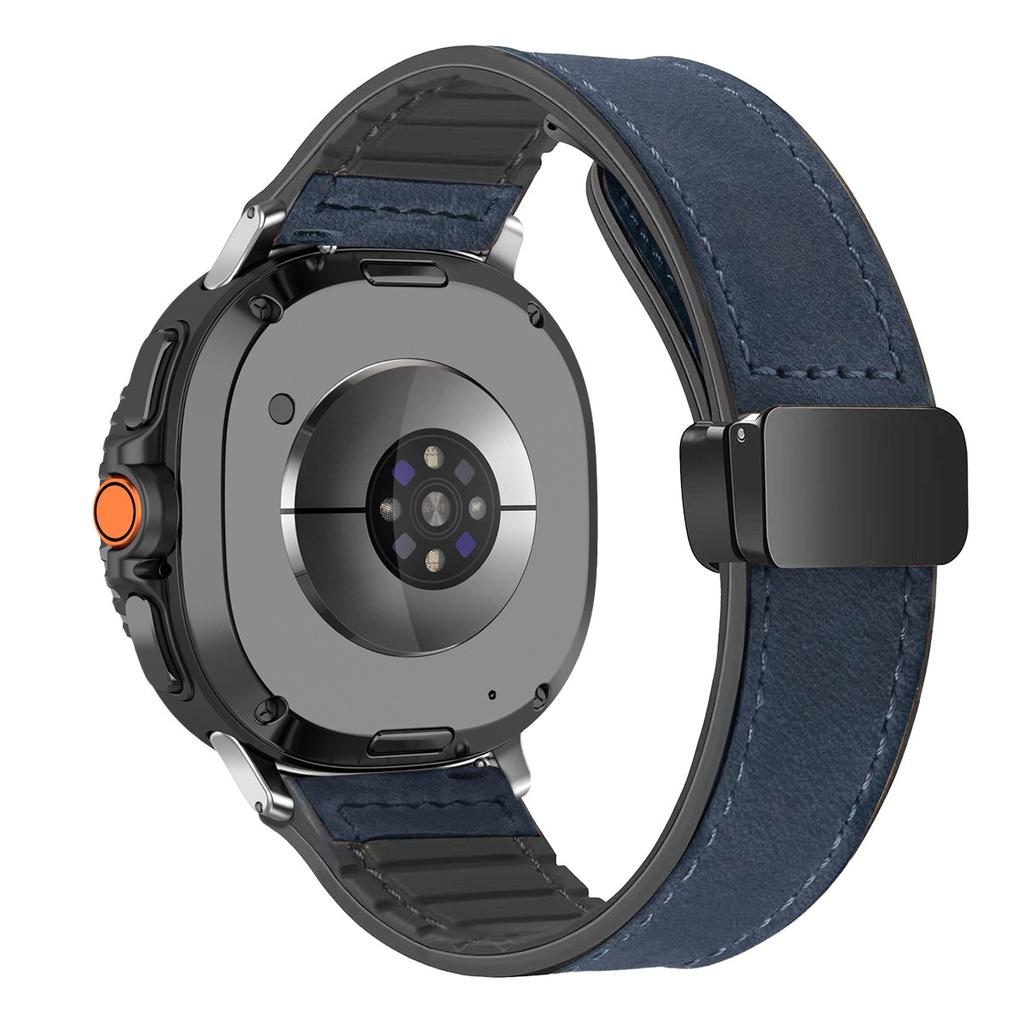 Leather Band for Samsung Galaxy Watch 8/8 Classic Magnetic Strap Silicone Bracelet for Galaxy Ultra 2025/7ultra Quick Fit Correa