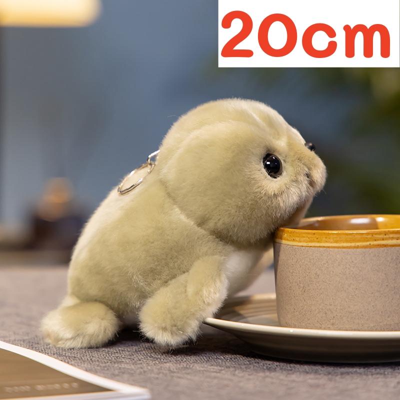 Kawaii Cartoon Seal Plush Doll Super Soft Blue Sea Creature Stuffed Animal Sea Lion Huggable Pillow Christmas Birthday Gift