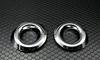 BRIGHTZ Chrome Fog Light Covers for Wagon R Stingray MH34S MH MH34 34 Stingray 15539 (F-Type) (Late Model) [FOG-COV-203]