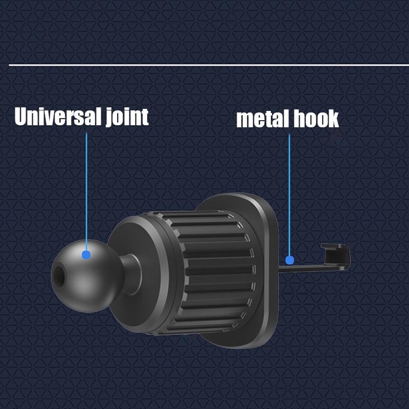 Autotelefonhalter Haken Innenraum Lüftungsschlitz Clip Halterung Universal Mobile Unterstützung für Autoinnenhalterung für iPhone Xiaomi