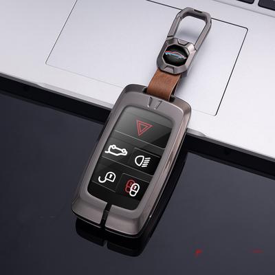 Modny metalowy pokrowiec na kluczyk do samochodu Land Rover Range Rover Evoque Discovery Sport Velar do Jaguar XE XF E-Pace F-Pace