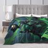 Manta de Franela Valorant Viper Invierno Cálida Suave Manta de Tiro para Niño Sofá Cama Moda Colcha Cubierta de Cama de Sofá