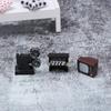 Retro Dollhouse Ornaments Toy Home Decor Mini Pianos TV Model Furniture Figurine Telephone