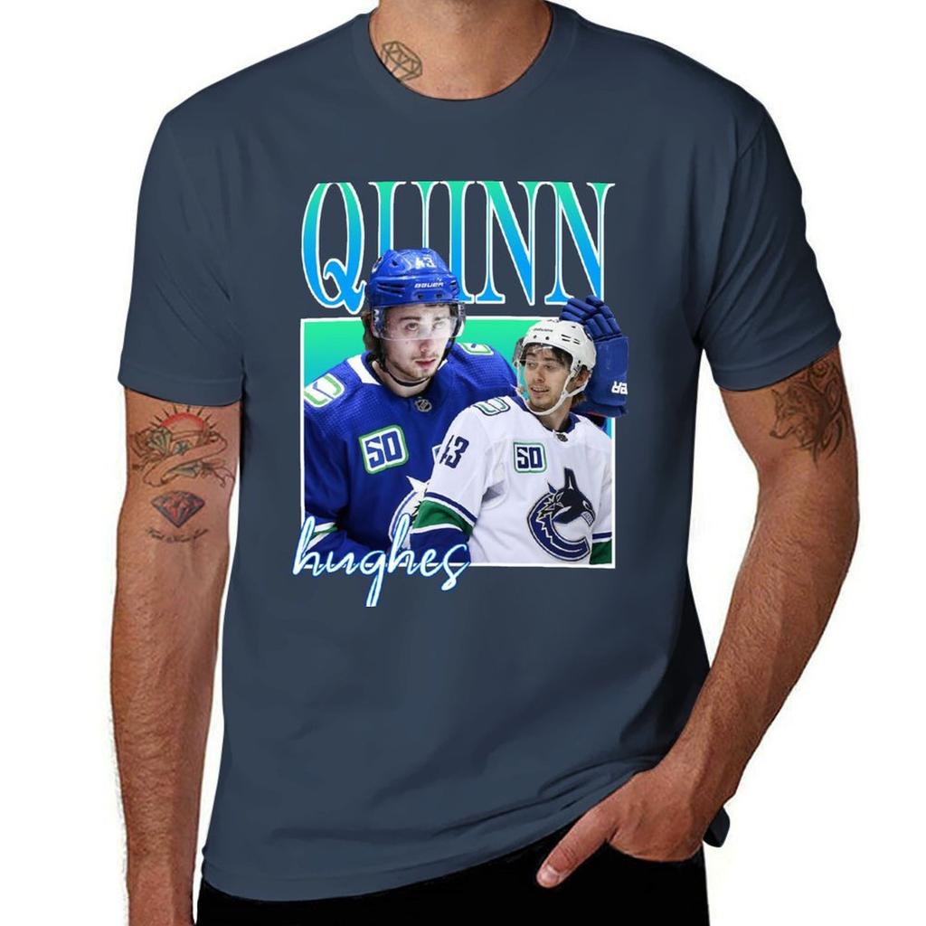 QH T-shirt t-shirt Unisexe coton marque de luxe T-shirt