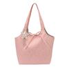 Fresh stars, fashionable and casual personality, large capacity, simple texture, spring new women's shoulder tote bag