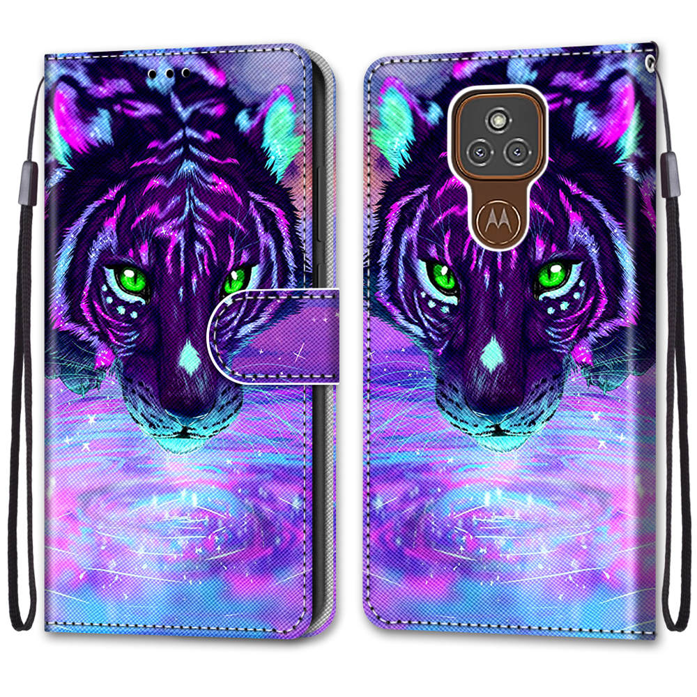 Luxury Painted Leather Case Wallet Book Style Protective Cover for Motorola Moto G85 G75 G55 G35 G34 G24 G15 G05 G84 G54 G32 G14 G13 G23 G53 E20 E30