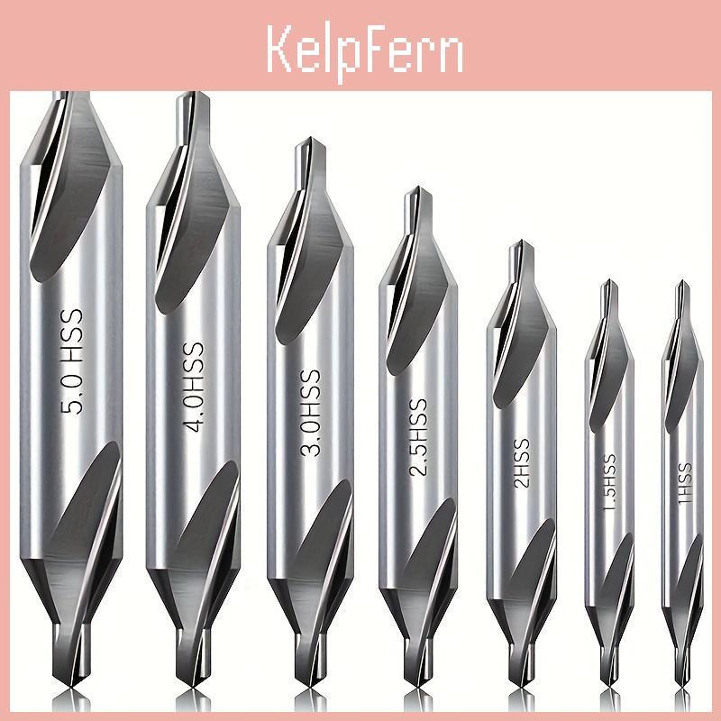 Bit Drill Center 5pcs7pcs Set 60 Degree Angle Center Drill Bit Kit Lathe Metal Working Butt Tool