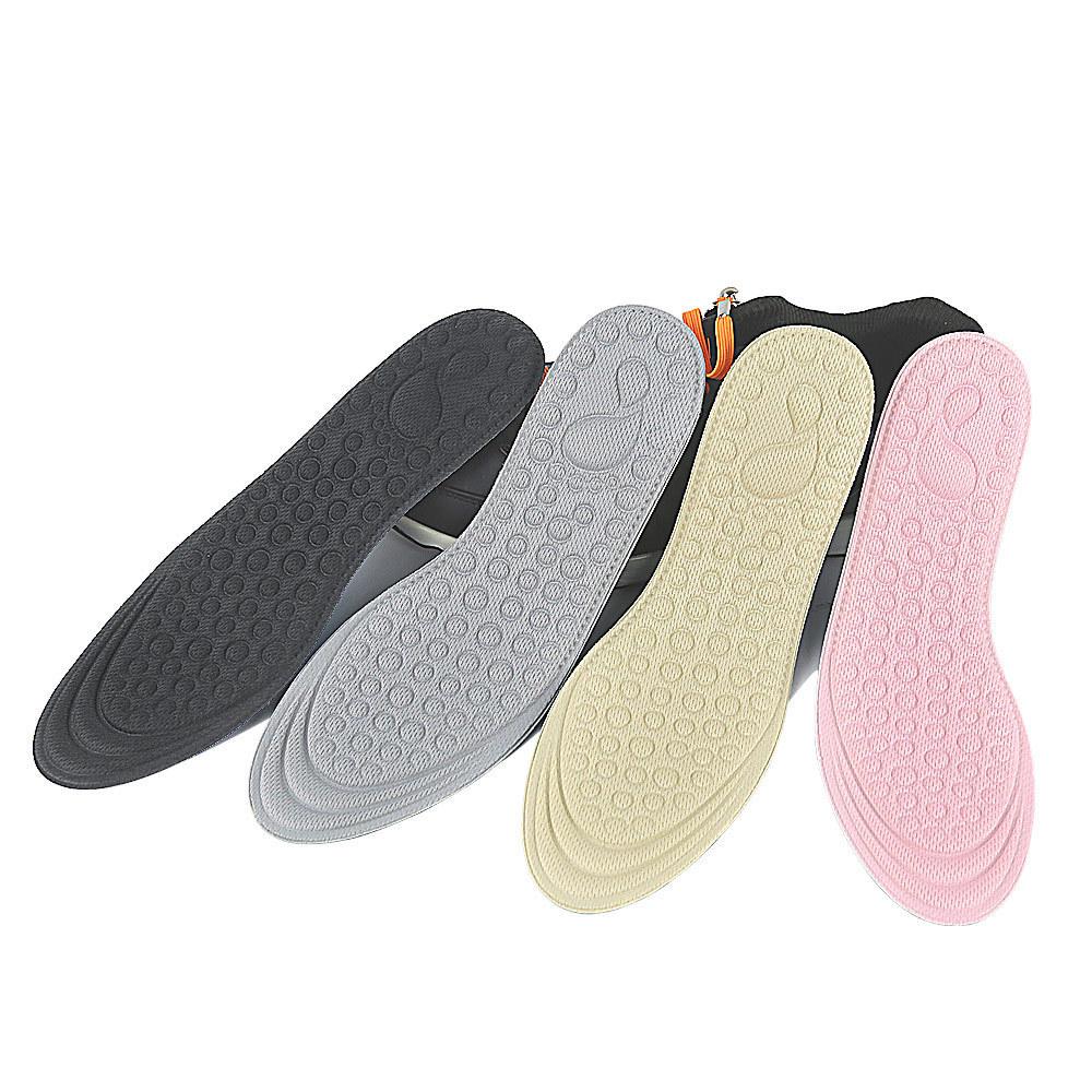 Breathable Memory Foam Massage Insoles: Cushioning, Wear-Resistant, Cut-to-Fit Shoe Accessories