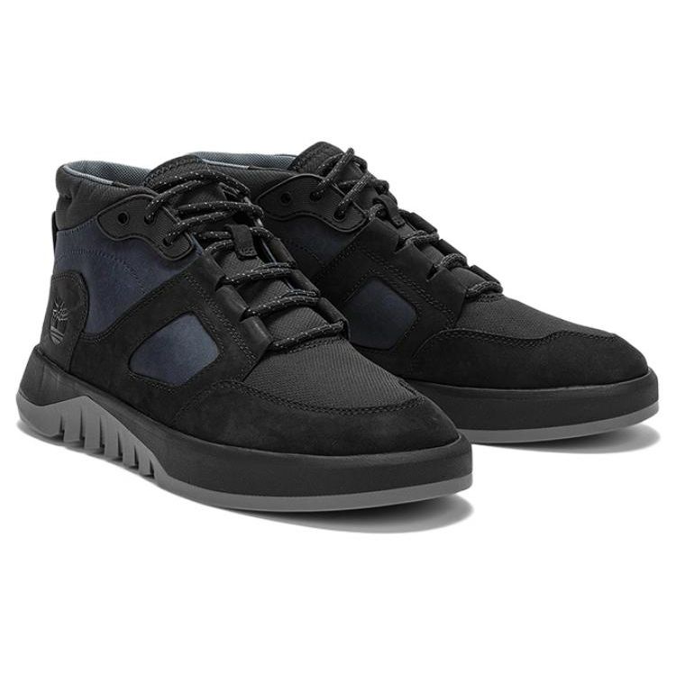Timberland Mid Top Sneakers Men Sneakers Black A2MT6001
