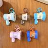 Mini Capybara Speaker Keychain: Cartoon Decompression Toy & Schoolbag Pendant
