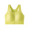 Women High Impact Shockproof Front Zipper Sports Bra For Running Fitness Training