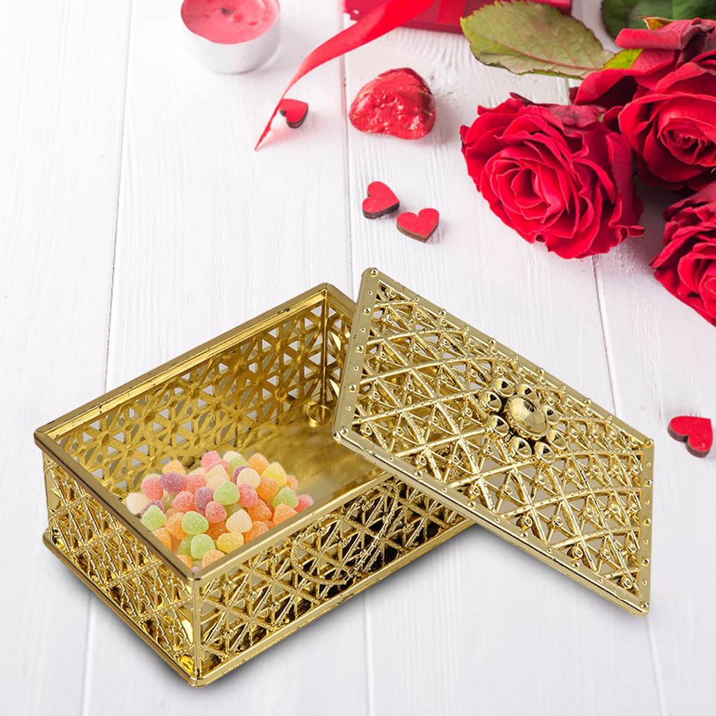 12PCS Trsure Chest Shape Boxes Wedding Favor Party Hollow Plastic Gift Container