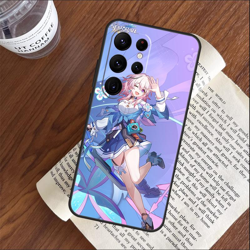 

7 марта honkai star rail Чехол для телефона Samsung Galaxy S25 S24 S23 S22 S21 Ultra S9 S10 Plus S20 FE Funda Cover Shell Galaxy S23Ultra