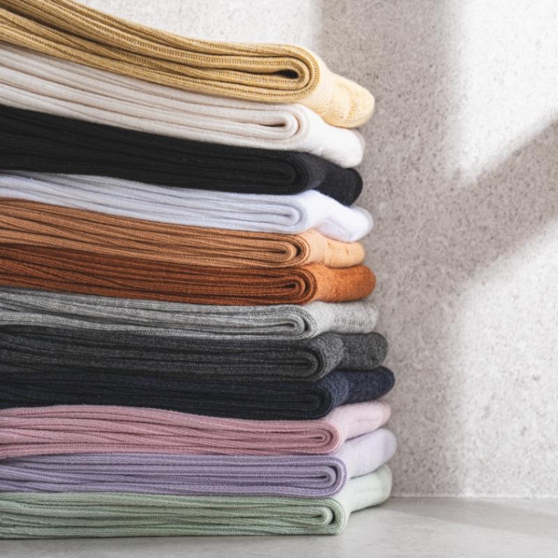 Monfoot Women S Ribbed Long Neck SockS Orange