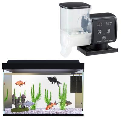 Automatic Fish Feeder Fish Tank Feeder Auto Fish Food Dispenser for Aquarium Small Tank Turtle Betta Koi