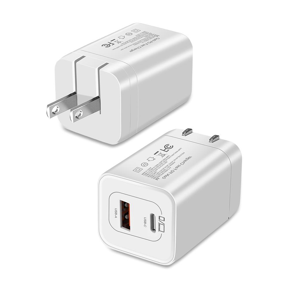 Încărcător pliabil GaN 45W pentru iPhone 15, încărcător Apple, cap de încărcare rapidă cu un singur cablu C, 45W