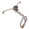 Outdoor Tripod Gas Stove Connector Foldable Heat Resisting Portable Camping Stove Long Tank Converter for Outdoor