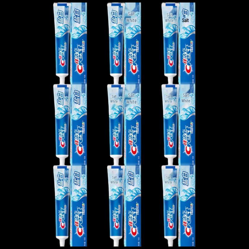 Crest Salt Whitening Cool Mint Toothpaste 9-Pack