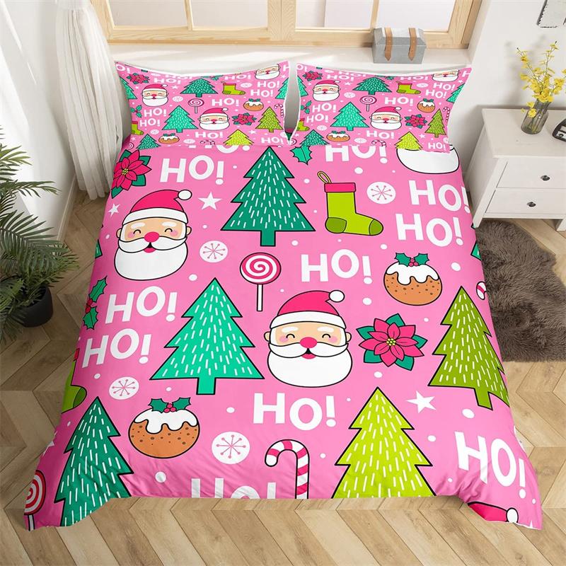 Poszwa na kołdrę bałwan choinka płatek śniegu poszwa na kołdrę kreskówkowy zestaw pościeli mikrofibra święta Bożego Narodzenia Nowy Rok prezent zestaw do łóżka