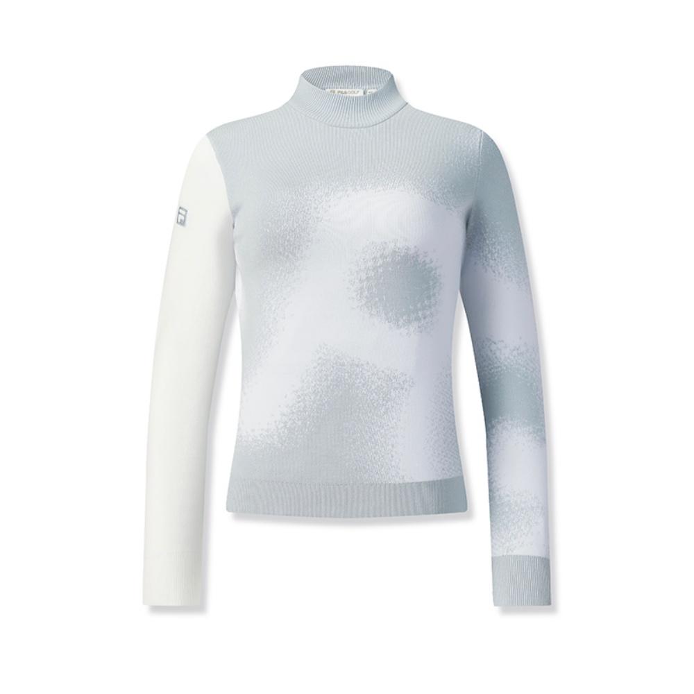 

Fila Модный повседневный спортивный тренировочный свитер серии Golf Женский свитер Сатиновый-серо-синий A11W545404FLB S