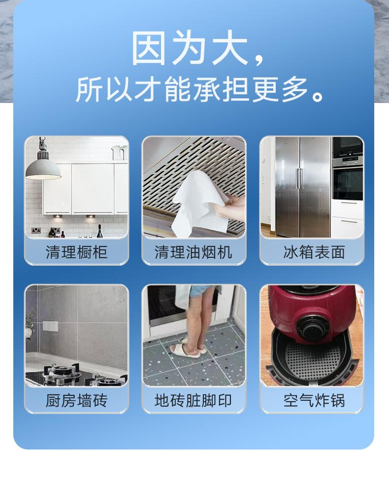 Extra Large Kitchen Wipes, Range Hood, Stove Cleaning, Degreasing, Disposable Wipes