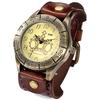 ZooooM Wristwatch Retro Crown Design Watch Quartz Fashion Casual Gift Present Men Women ZM-WATCH2559-LBR