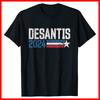 Desantis 2024 for President Vintage Distressed Desantis 2024 Black T-Shirt S-5XL