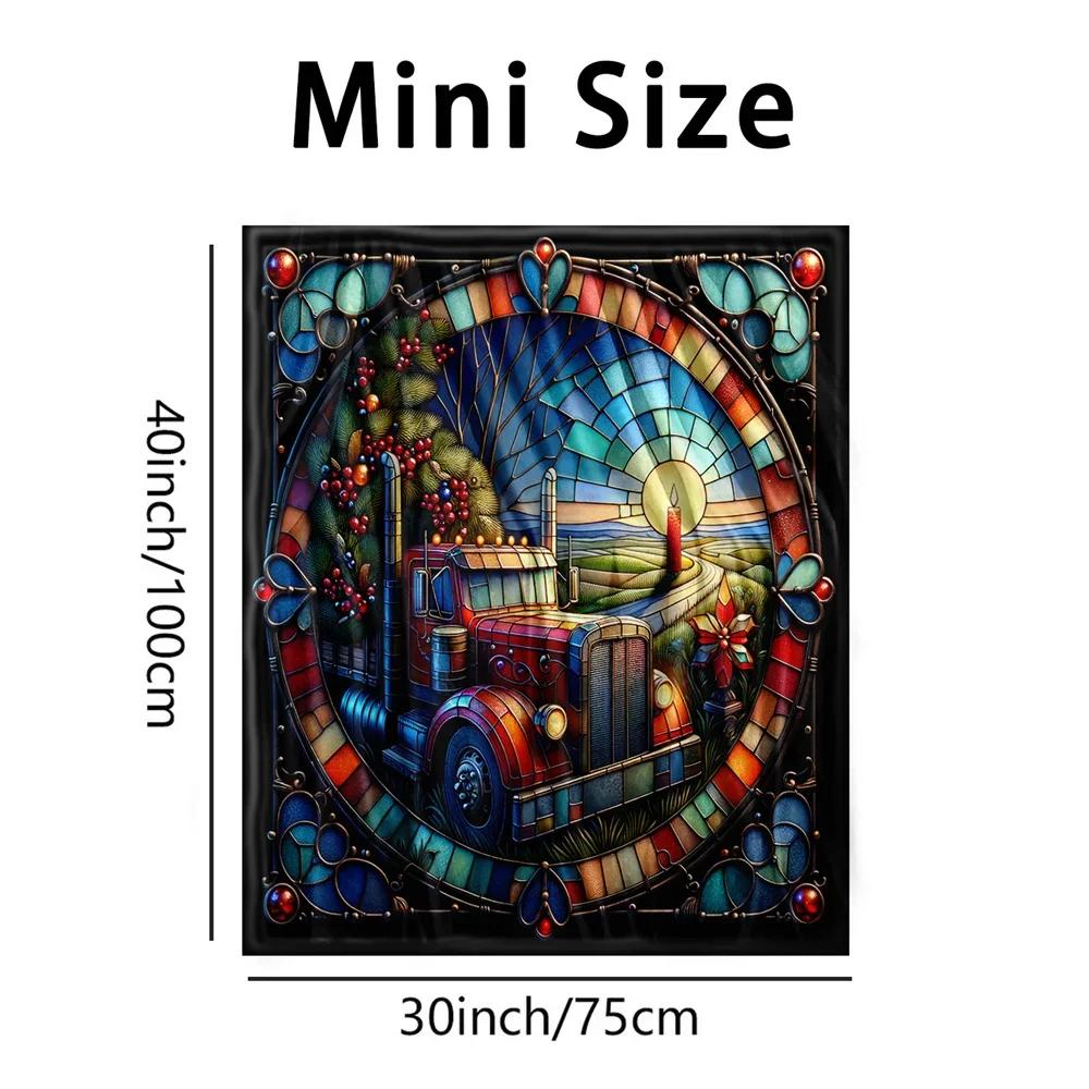 Bold Big Car Design Soft Microfiber Throw Blanket – Cozy for Bed, Sofa, Camping, Picnic & Winter Warmth Decor