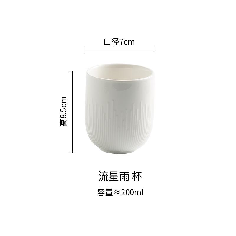 Hot Pot Restaurant White Porcelain Table Four-Piece Set Hotel High-End Tableware Cafeteria Restaurant Restaurant Single Person Dish Set 1PCS