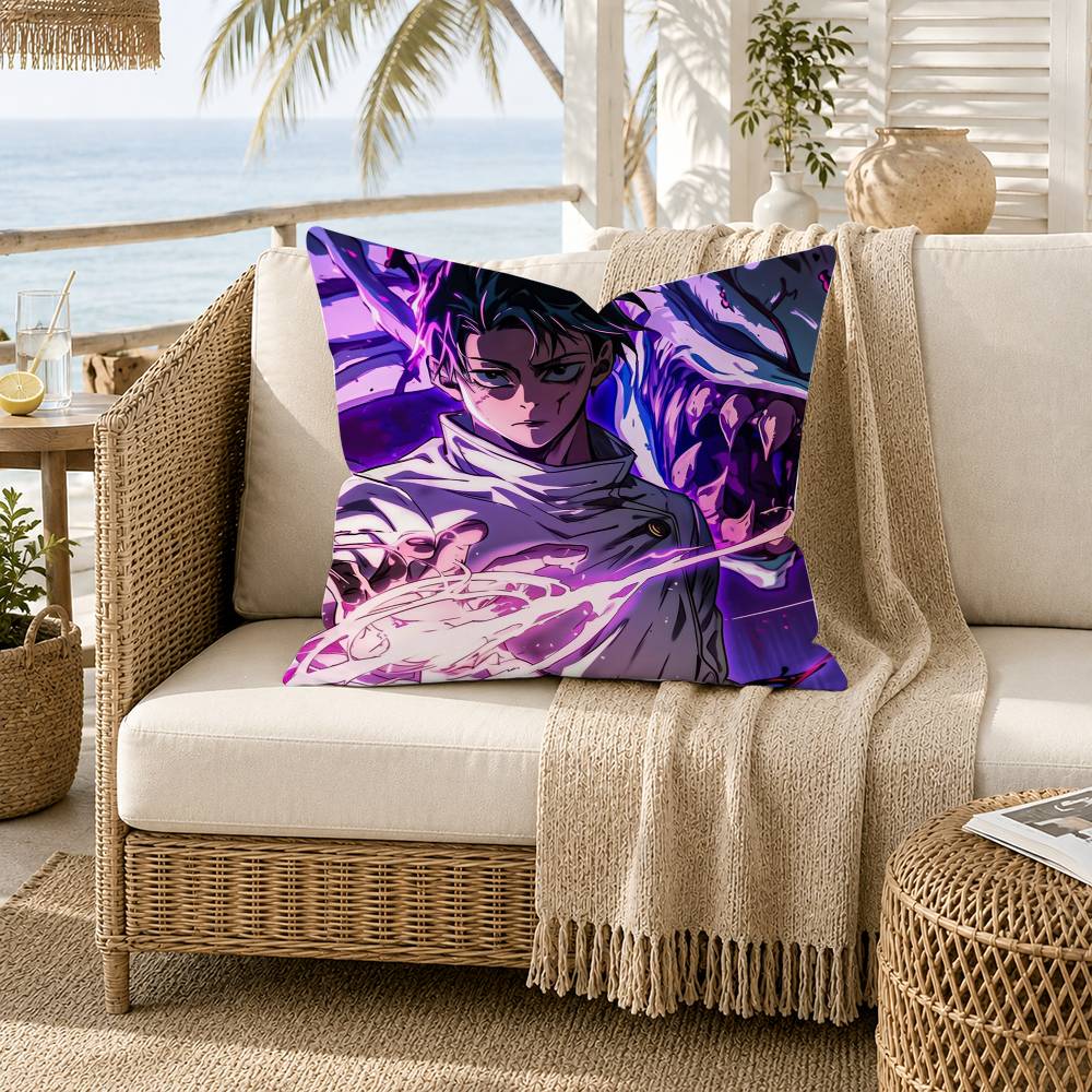 Okkotsu Yuta Jujutsu MManga Pillow Case for Sofa Living Room Home office Decor Protective Cover