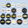 4PCS for Chevrolet Malibu AVEO CRUZE EQUINOx IMPALA LACETTI TRAX Corvette ORLANDO Sail Car Wheel Center Covers Hub Caps Badge