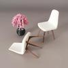 1/2Pcs 1/12 Dollhouse Simulation Mini Chair Model Dollhouse Furniture Decoration Toy Dolls House Micro Scene Construction Props