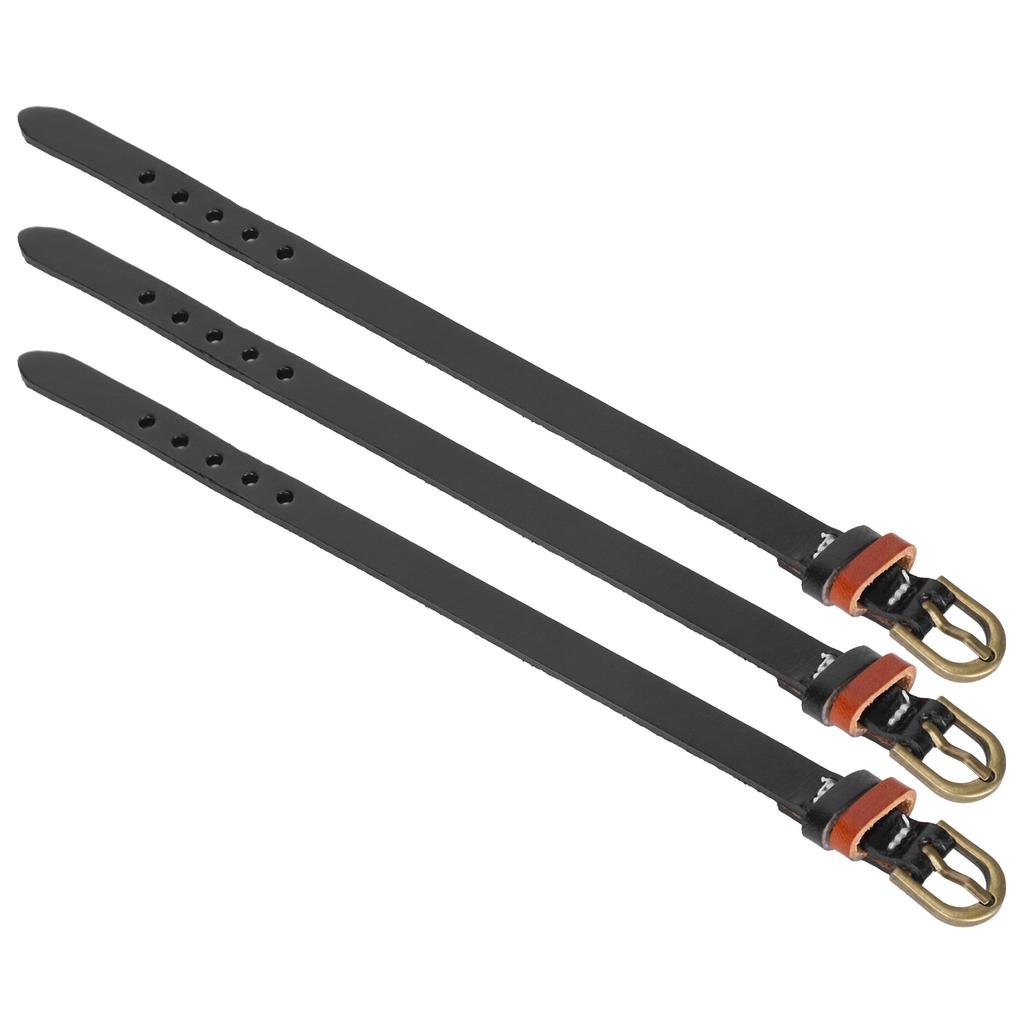 3 stk Ekte Lærarmbånd Punk Vintage Armbånd Hånddekorasjon for Studenter