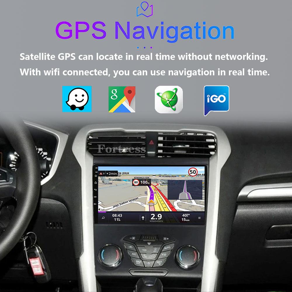 Android 13 Carplay Auto 4G WIFI GPS For Ford Mondeo 5 Fusion 2012-2019 Car Radio Multimedia Player Video Stereo Head Unit 2din