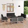 Day and Night - Day and Night Garden Furniture Set 8 Pieces and Cushions Solid Pine Wood