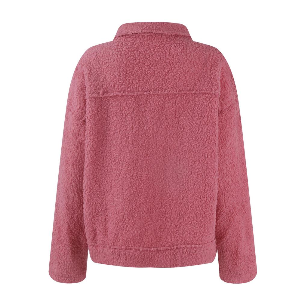 Damenjacken Herbst Casual Windbreaker Mäntel Jacke Oberbekleidung mit Taschen Langarm Mantel Freizeitjacke