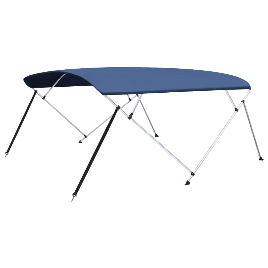4 Bow Bimini Top Marine Blue 243 x (230 244) x 137 cm