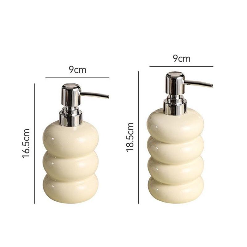 Keramik Handdesinfektionsmittelflasche Haushalt Shampoo Kosmetikwasser Sammelflasche Zuhause Hotel Seifenspender Badezimmerzubehör