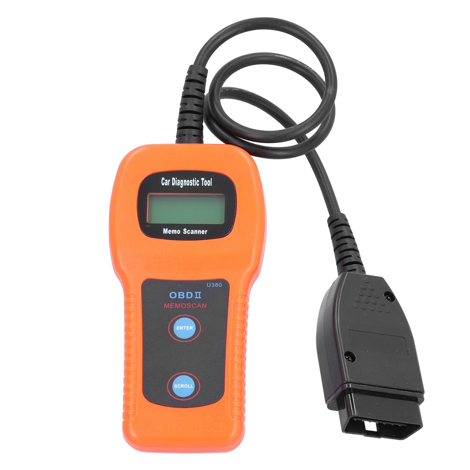 

OBDII Engine Light Fault Code Reader LCD Display Professional Diagnostic Tool for Cars Trucks