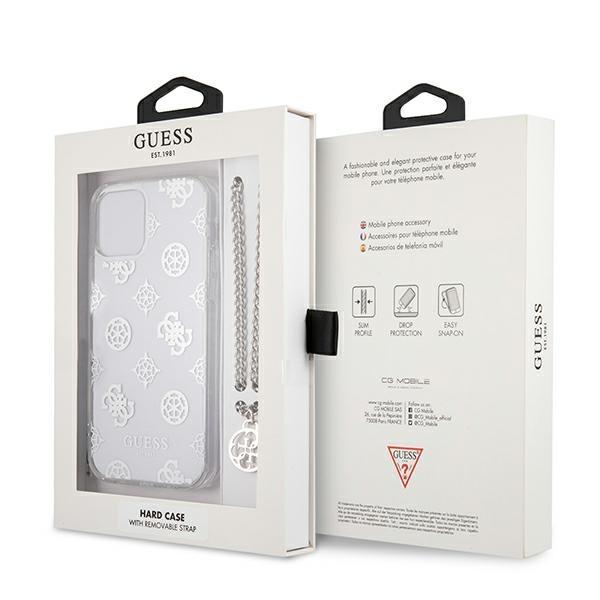 Guess Guhcp12Lkspesi Iphone 12 Pro Max6,7 Srebrny/Silver Hardcase Peony Chain Collection