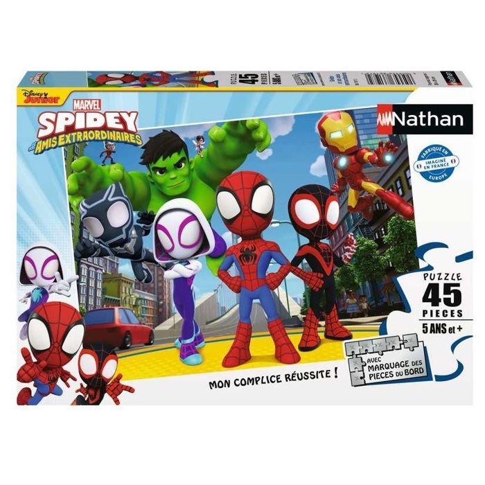 Puzzle Spidey et ses amis 45 pièces - Dessins animés et BD - NATHAN - A partir de 5 ans