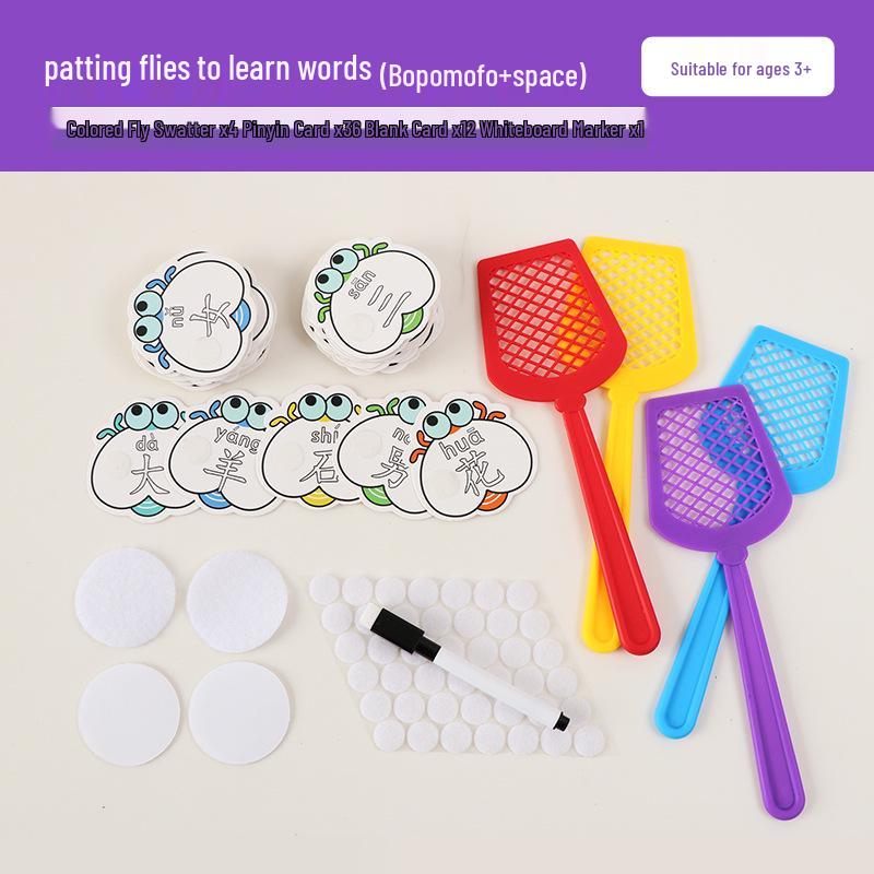 

Развивающие игрушки для распознавания слов и игры в мухобойку в детском саду Standard