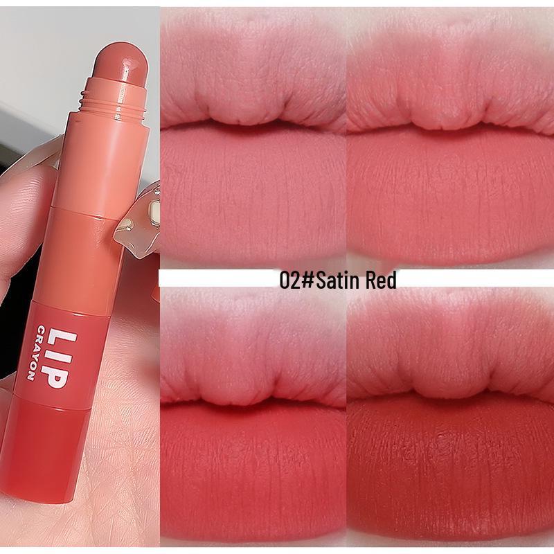 CAPPVINI Crayon Lipstick Set: 4-Color Matte Velvet Lip Gloss