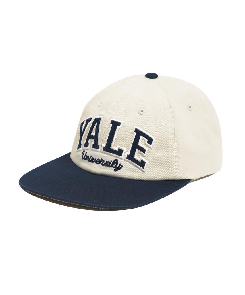 YALE Two-Tone Arch Multicolor Snap Cap_Ivory