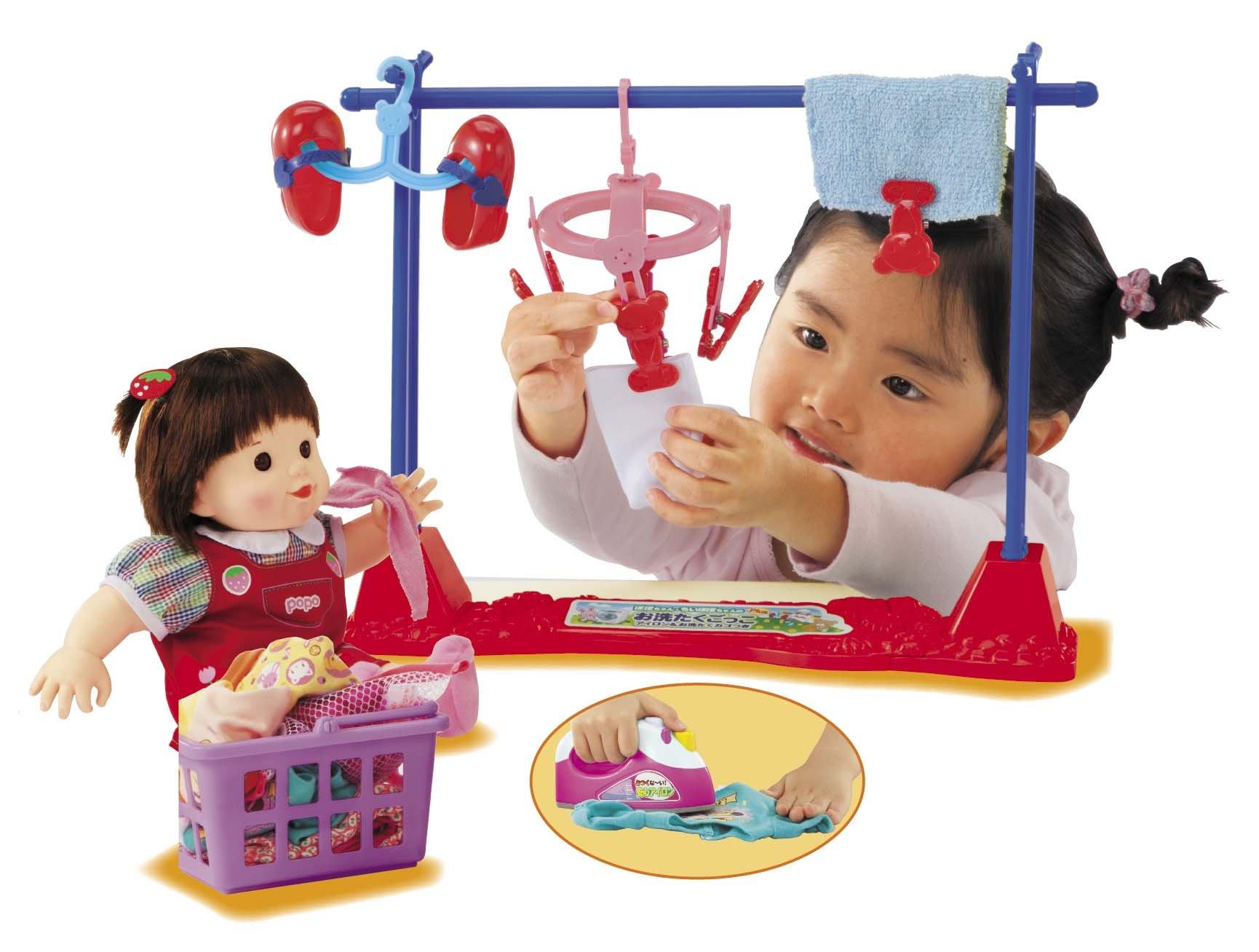 

Tools and Little Laundry Play Plus with Iron and Laundry Basket Popo-chan Popo-chan Popo-chan s синий