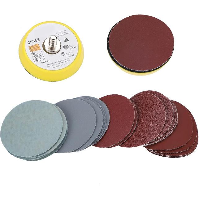Glass Polishing Kit, Glass and Windshield Polishing DIY Kit, Sanding Paper Scratch Removal Set Ceric Dioxide Abrasive Discs Polish Pad Felt