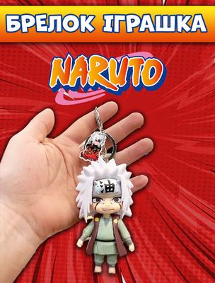 Naruto Keychain Jiraiya Naruto Naruto Jiraiya Silicone Keychain Anime Key Holder 5cm