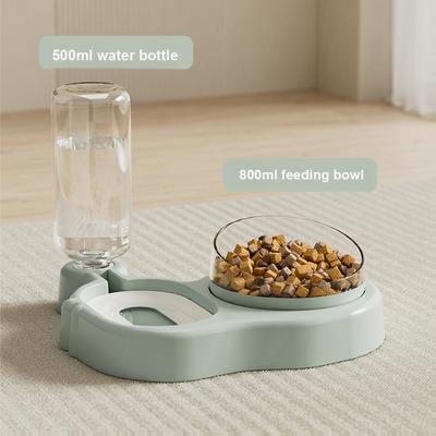 Cat Bowl Cat Food Bowl Automatic Pet Feeder Water Fountain for Cats and Dogs Pet Supplies