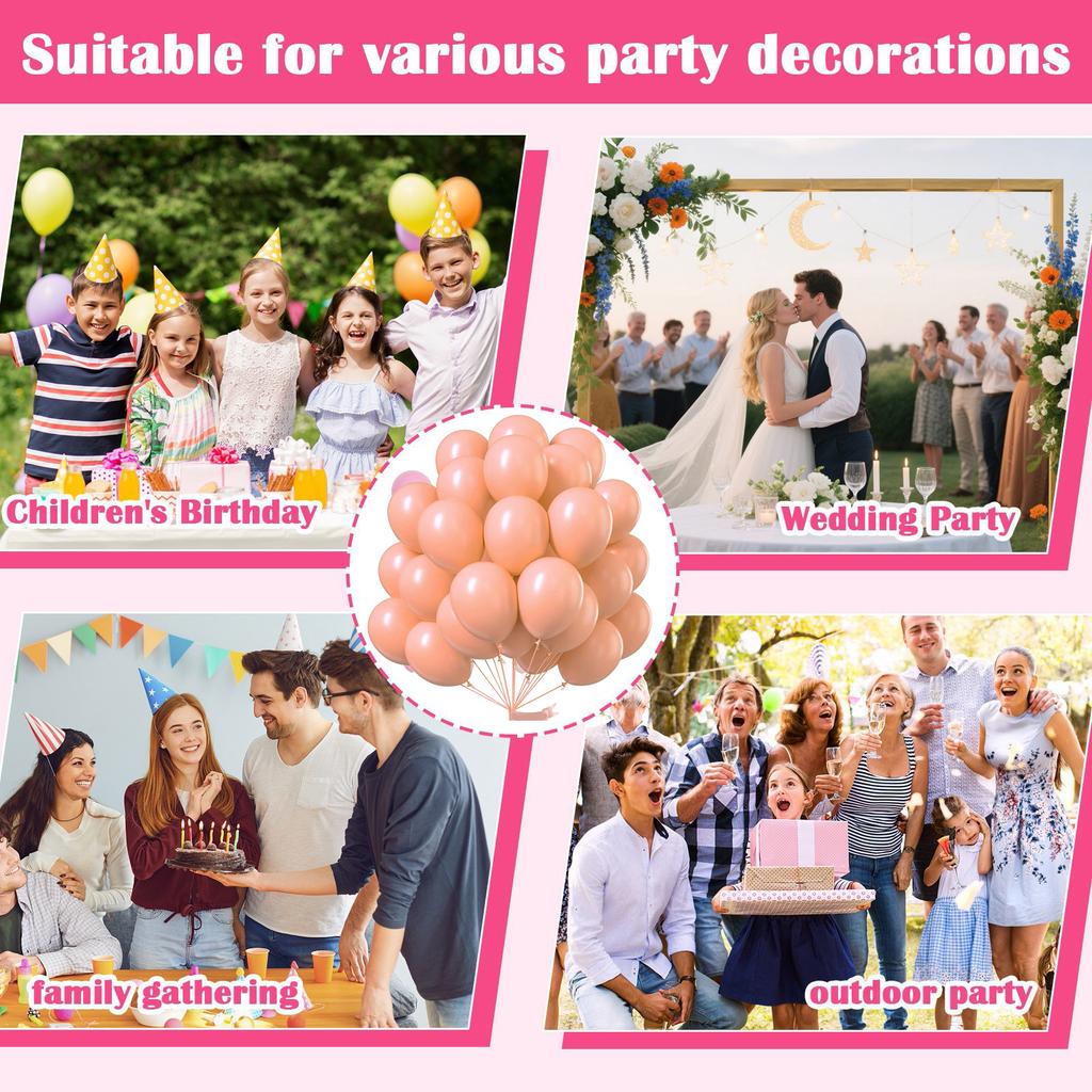 50pc Different Sizes Of Pale Sets For Garland Arches, Light For Birthday Valentine's Day Baby Baptism Reveal Wedding Party Decoration
